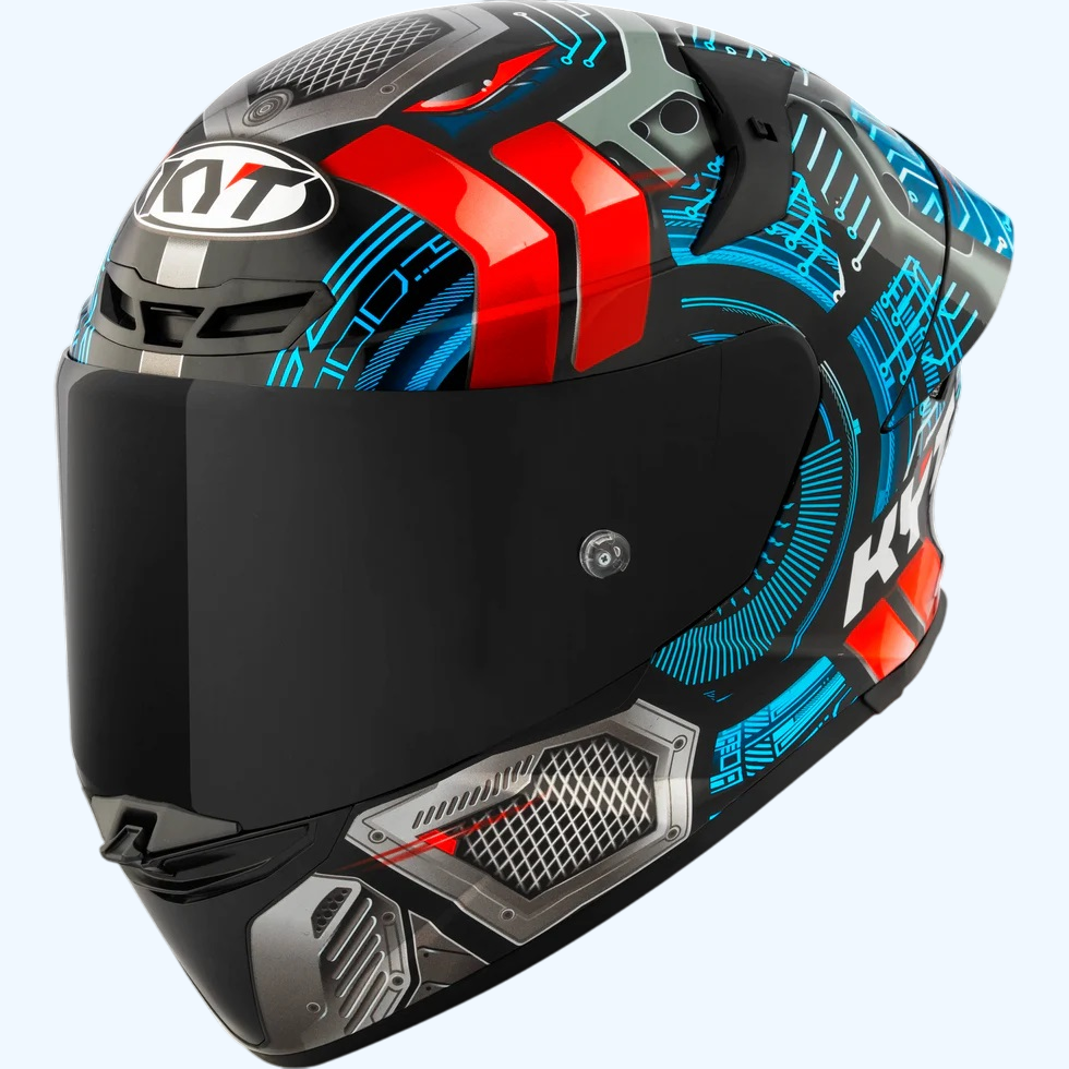 KYT TT Revo Gloss Synchrotron Helmet - AH Helmets