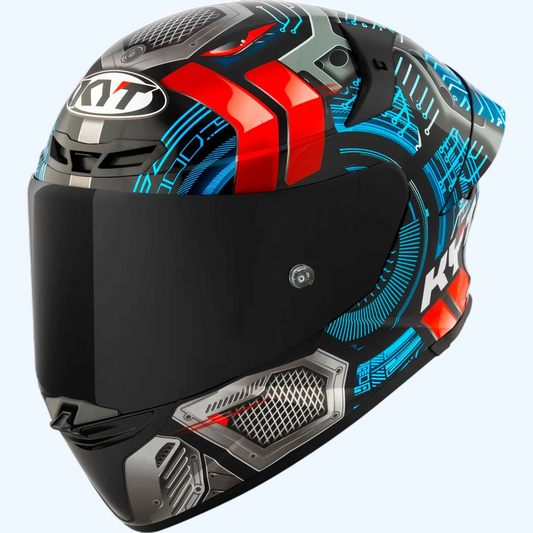 KYT TT Revo Gloss Synchrotron Helmet - AH Helmets
