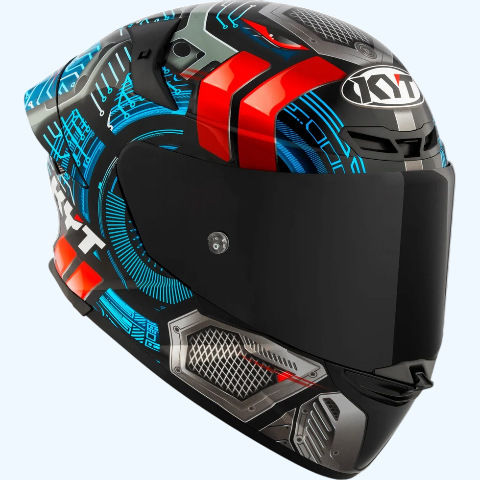 KYT TT Revo Gloss Synchrotron Helmet - AH Helmets