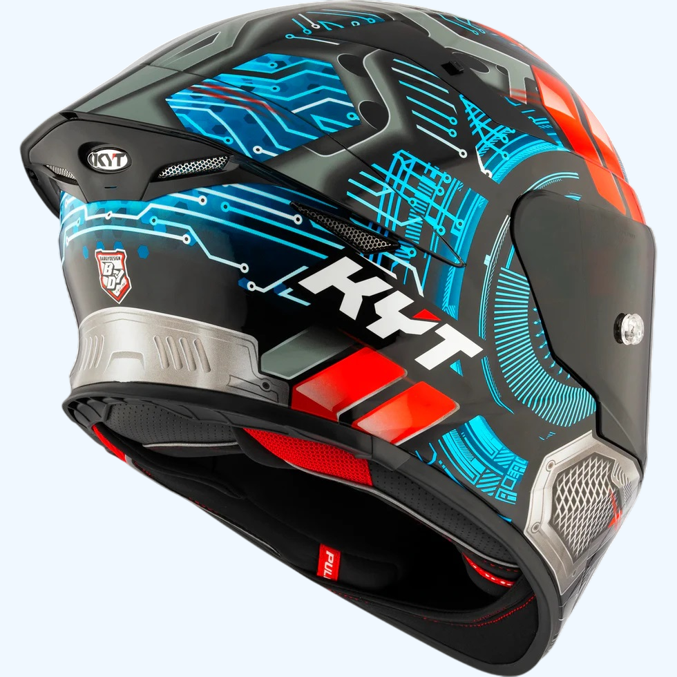 KYT TT Revo Gloss Synchrotron Helmet - AH Helmets