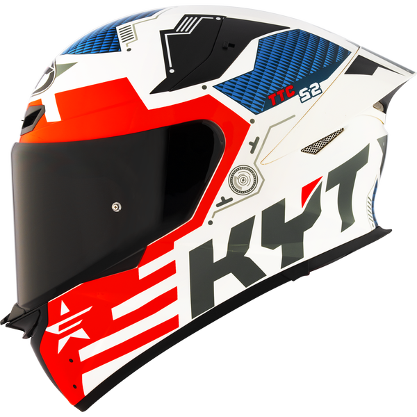 KYT TT Revo Fuselage Red Helmet