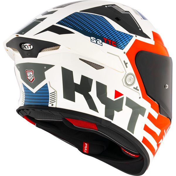 KYT TT Revo Fuselage Red Helmet