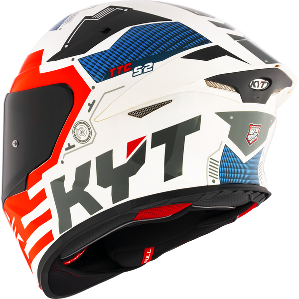 KYT TT Revo Fuselage Red Helmet