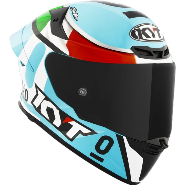 KYT TT Revo Leopard Replica Tricolor Helmet - AH Helmets