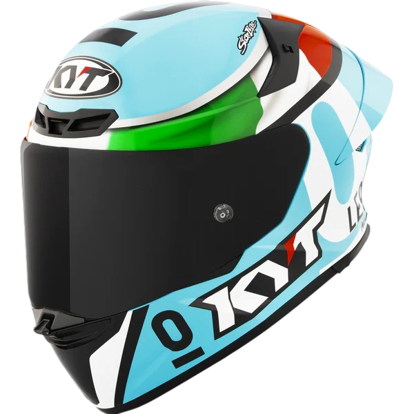 KYT TT Revo Leopard Replica Tricolor Helmet - AH Helmets