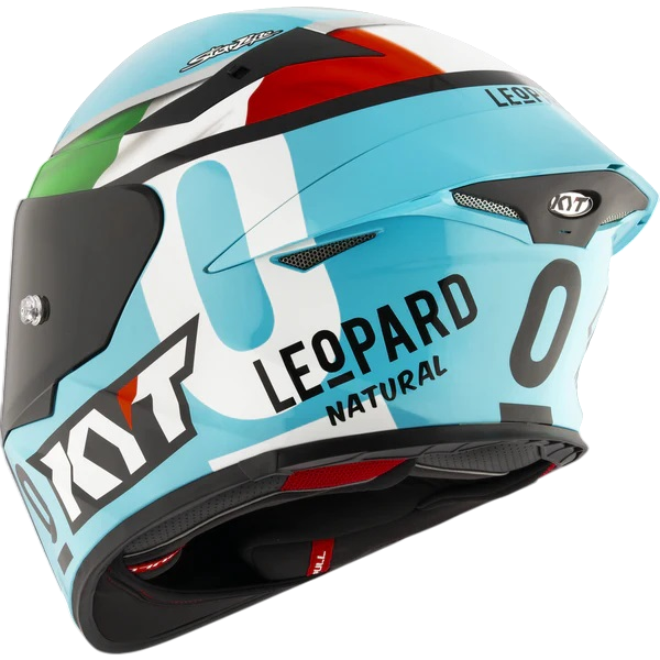 KYT TT Revo Leopard Replica Tricolor Helmet - AH Helmets