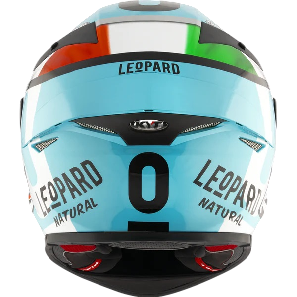 KYT TT Revo Leopard Replica Tricolor Helmet - AH Helmets