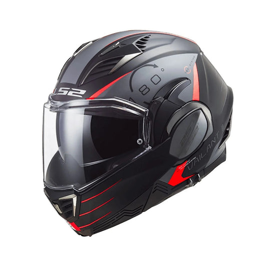 LS2 FF900 Valiant II Codex Matt Black Titanium Helmet - AH Helmets