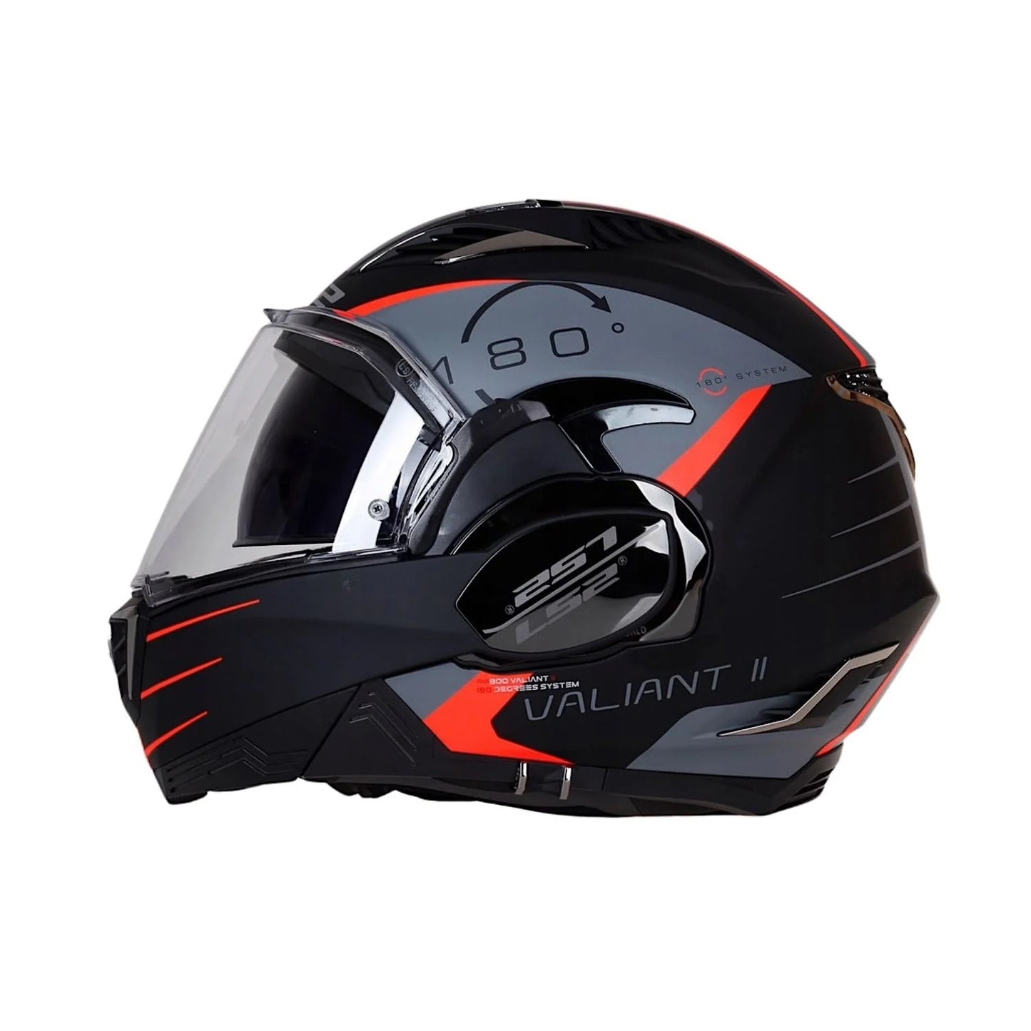 LS2 FF900 Valiant II Codex Matt Black Titanium Helmet