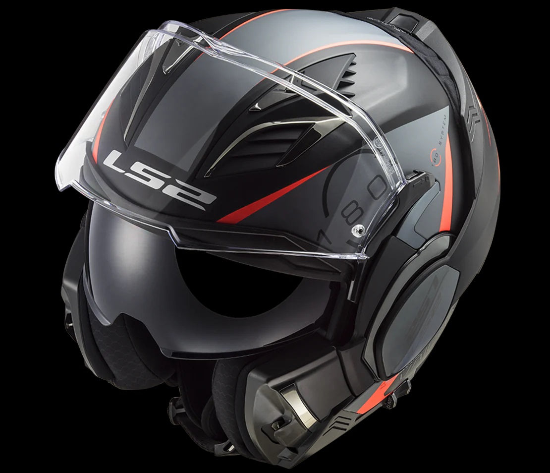 LS2 FF900 Valiant II Codex Matt Black Titanium Helmet