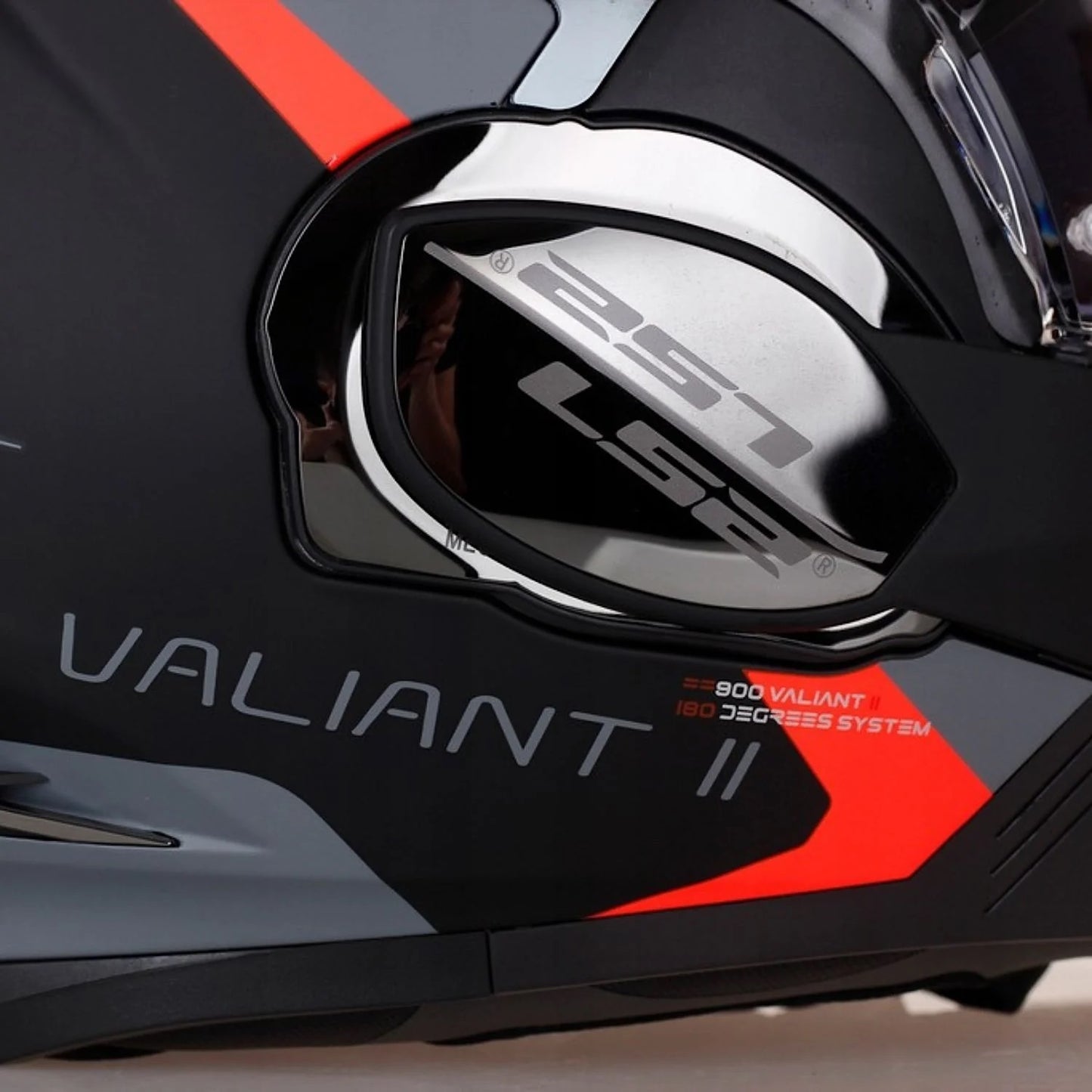 LS2 FF900 Valiant II Codex Matt Black Titanium Helmet