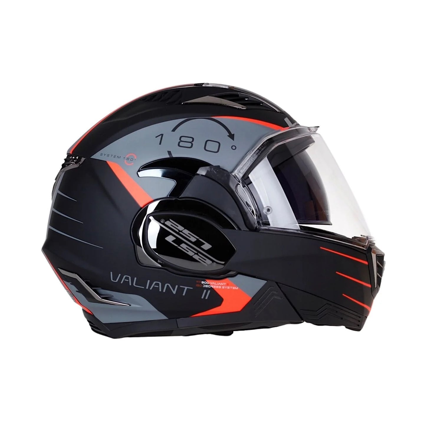 LS2 FF900 Valiant II Codex Matt Black Titanium Helmet