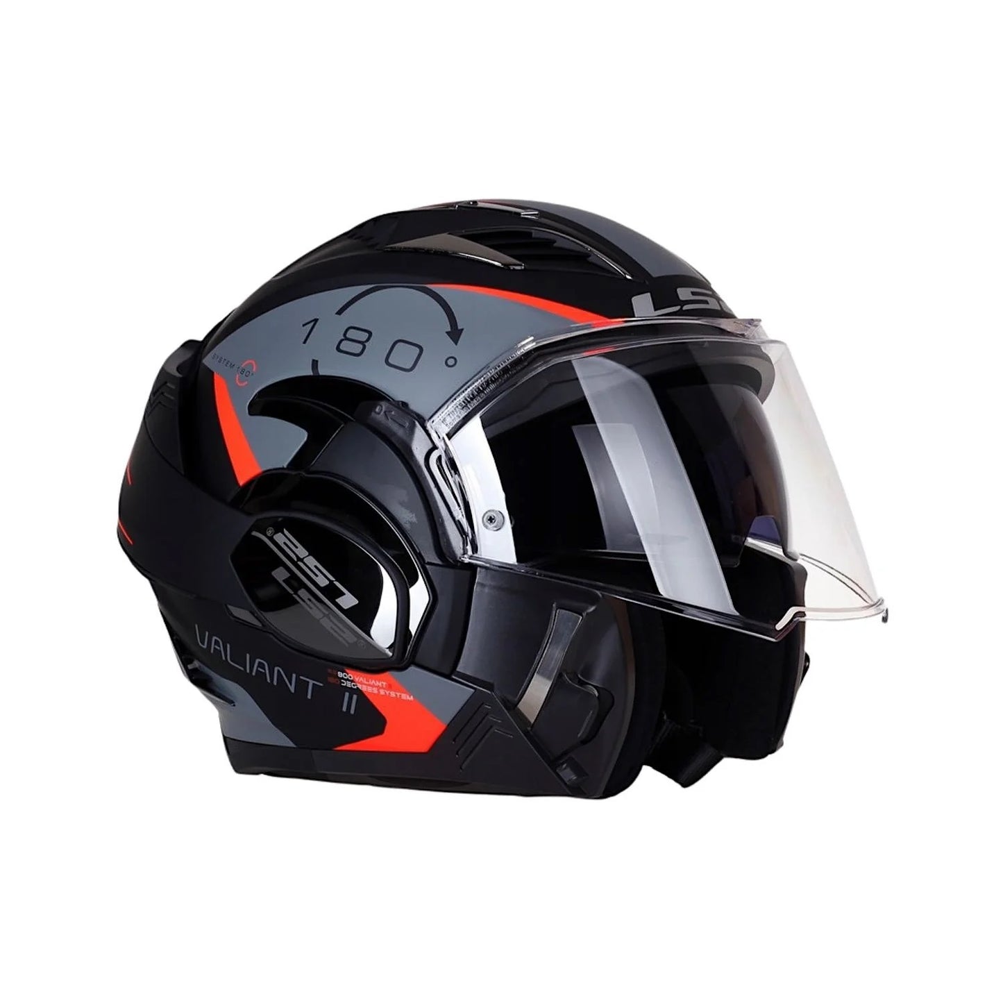 LS2 FF900 Valiant II Codex Matt Black Titanium Helmet