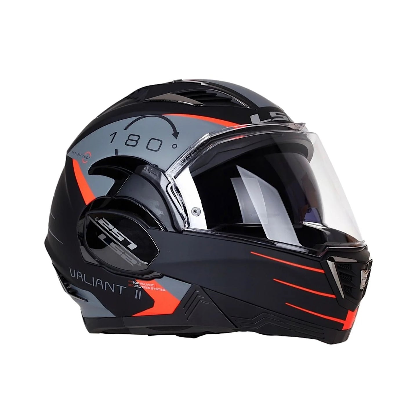 LS2 FF900 Valiant II Codex Matt Black Titanium Helmet