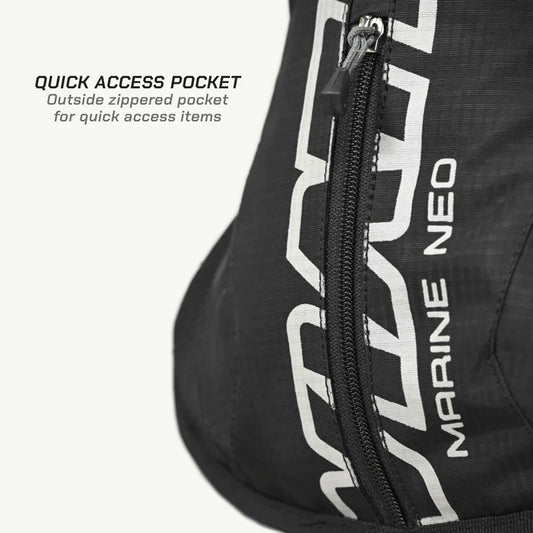 VIATERRA MARINE NEO V4 HYDRATION PACK WITH 2L BLADDER (BLACK)