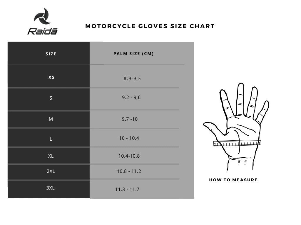Raida Drift Motorcycle Gloves Red - AH Helmets