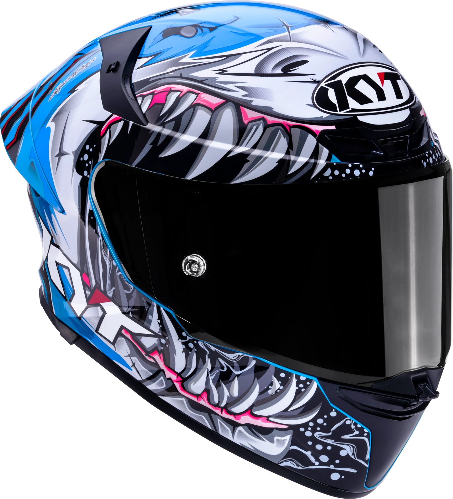KYT TT Revo Megalodon Gloss Helmet