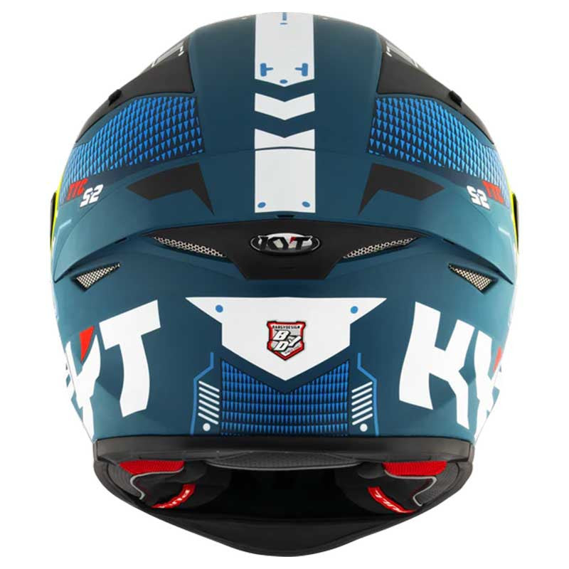 KYT TT Revo Fuselage Matt Yellow Helmet - AH Helmets