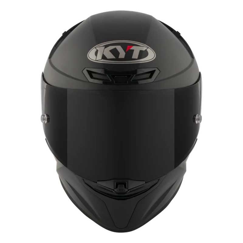 KYT TT Revo Plain Black Matt Helmet - AH Helmets