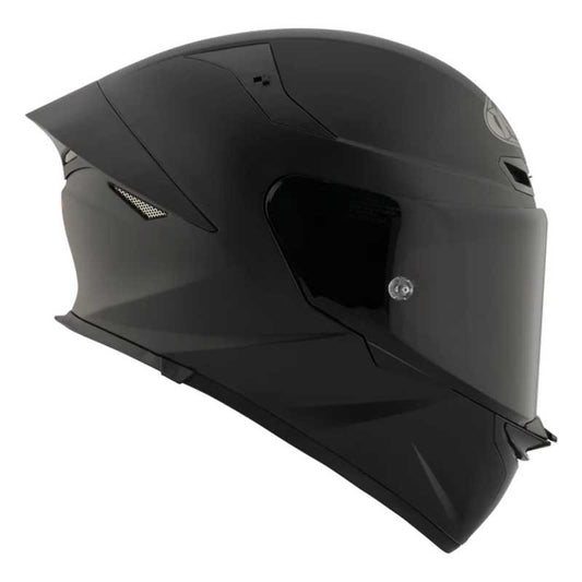KYT TT Revo Plain Black Matt Helmet - AH Helmets