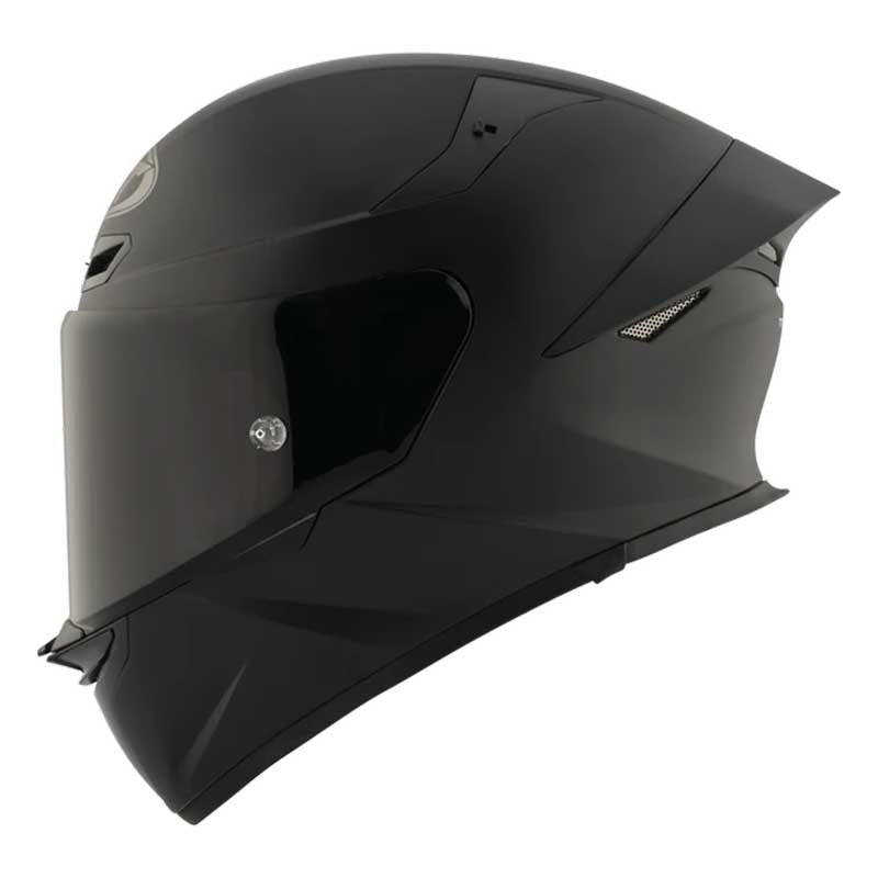 KYT TT Revo Plain Black Matt Helmet - AH Helmets