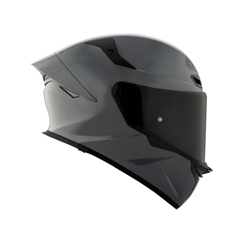 KYT TT Revo Plain GRL Grey Matt Helmet - AH Helmets