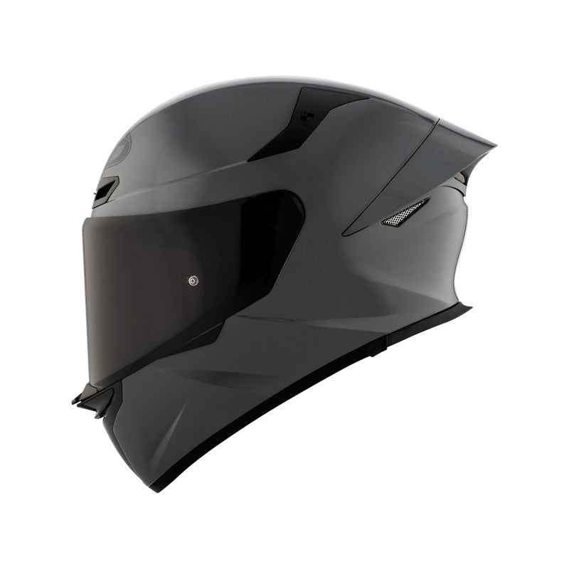 KYT TT Revo Plain GRL Grey Matt Helmet - AH Helmets
