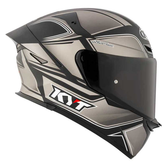 KYT TT Revo Tourist Cool Matt Grey Helmet - AH Helmets