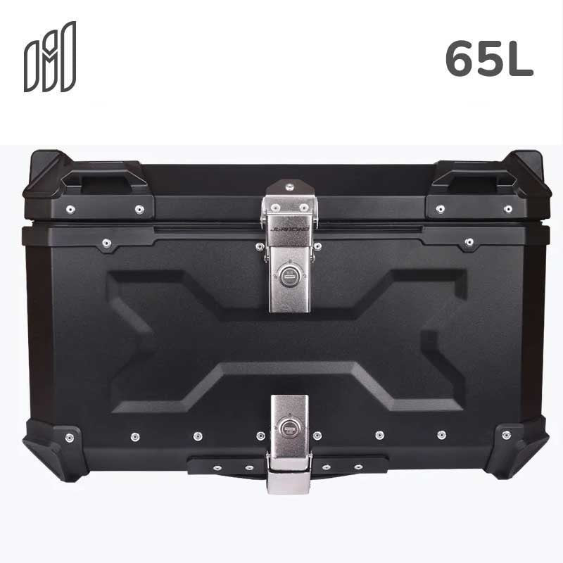 MH Aluminium 65L Black Top box Without Backrest