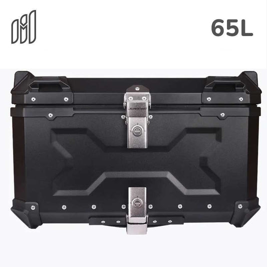 MH Aluminium 65L Black Top box Without Backrest