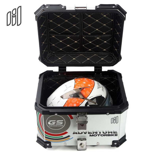 MH Aluminum Top Box (Adventure GS) 45L with backrest - AH Helmets