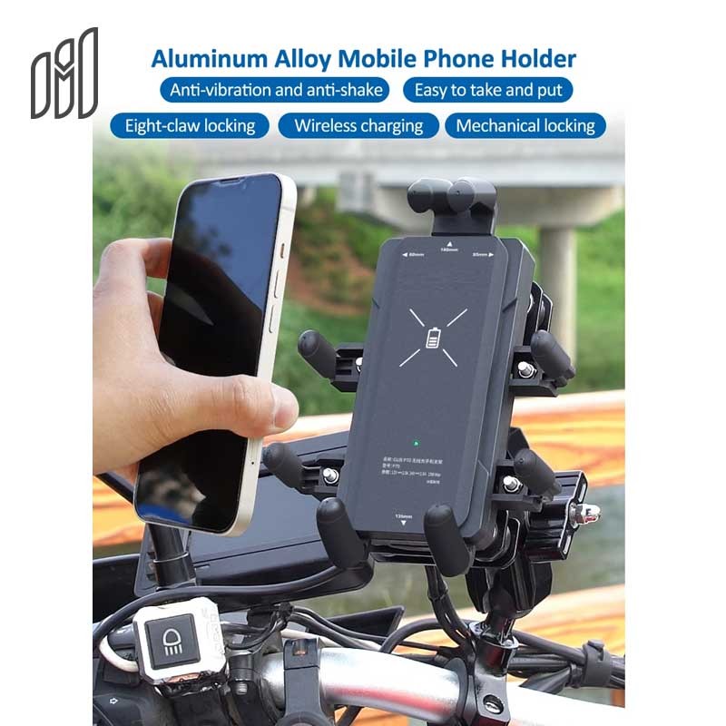 MH Moto M70 Phone Holder With Charger - AH Helmets
