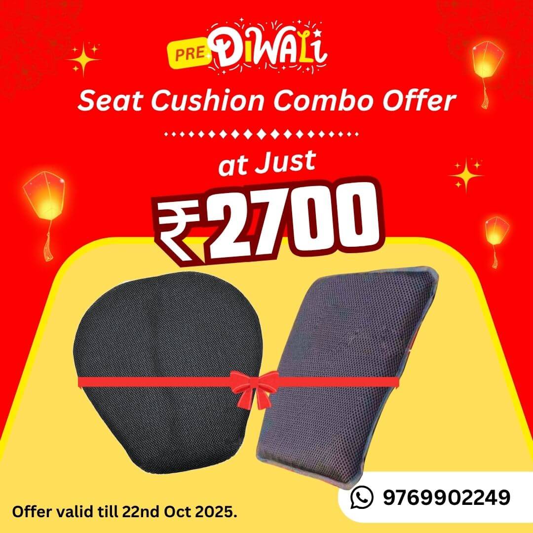 MH Moto Easy Bum Sports Seat Cushion Combo