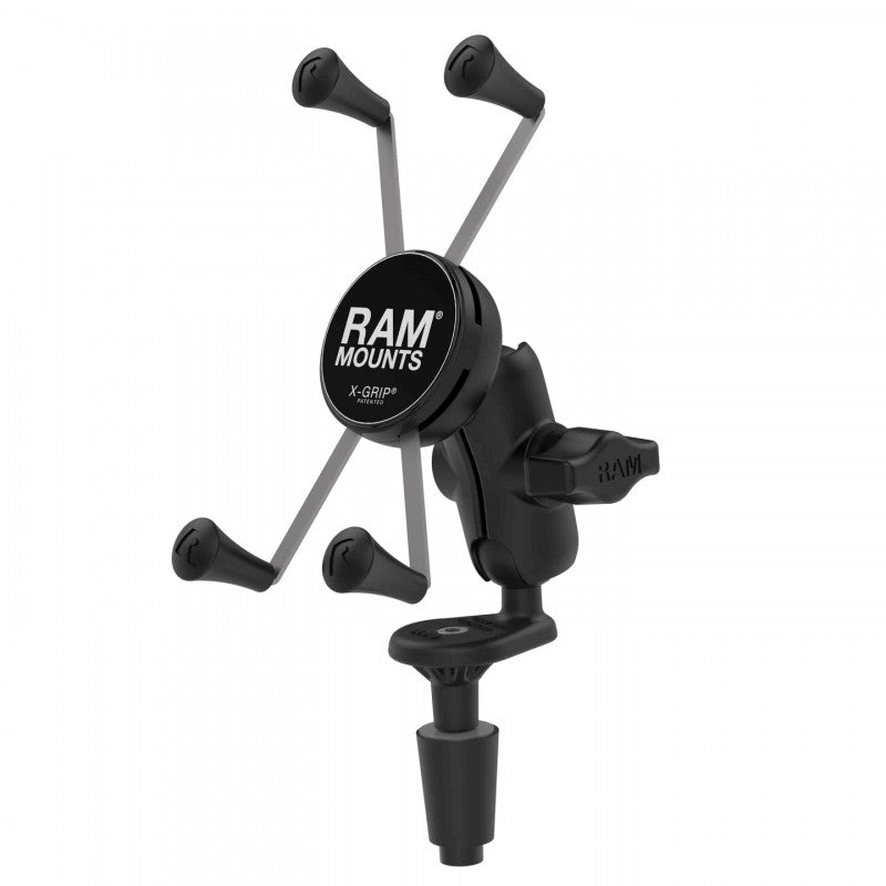RAM® X-Grip® Large Phone Mount with Motorcycle Fork Stem Base RAM-B-176-A-UN10U