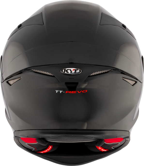 KYT TT Revo Gloss Plain Black -06 Helmet