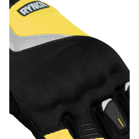 Rynox Helium GT Black Yellow Gloves - AH Helmets