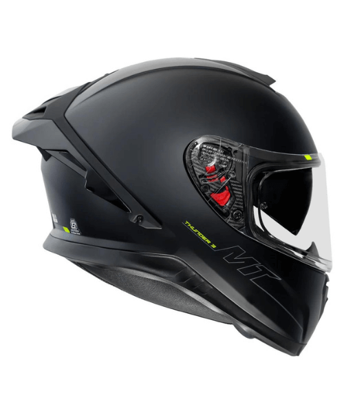 MT Thunder3 Pro Solid MATT Black Helmet - AH Helmets