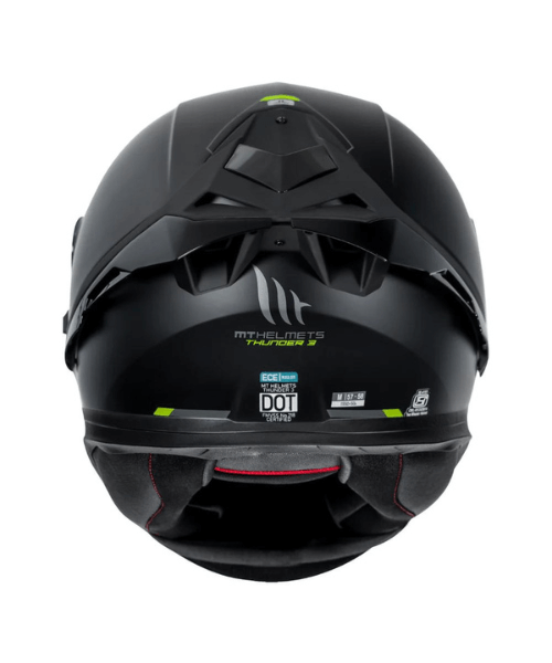 MT Thunder3 Pro Solid MATT Black Helmet - AH Helmets