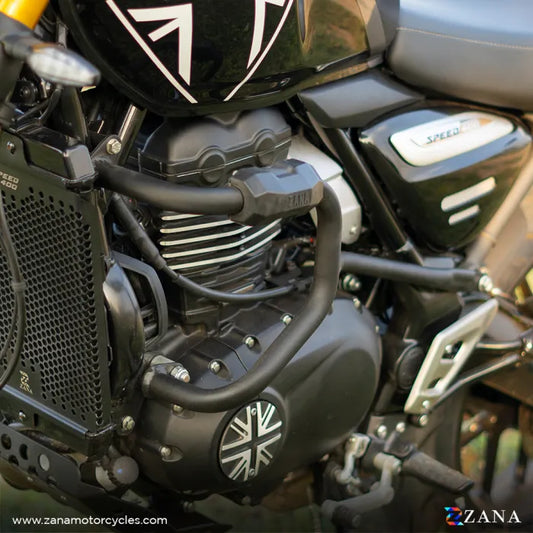 Zana CRASH GUARD WITH PUCK SLIDER BLACK FOR TRIUMPH SPEED 400 ZI-8363