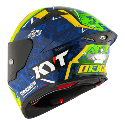 KYT TT REVO DIOGO MORERIA 2024 REPLICA 06 GLOSS HELMET - AH Helmets