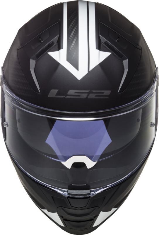 LS2 FF811 Vector II  Splitter Matt Black White -06 Helmets