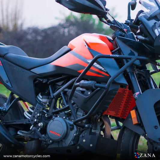 Zana CRASH GUARD WITH SLIDER TEXTURE MATT BLACK KTM 250/390 / 390 X ADV