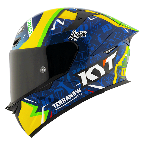 KYT TT REVO DIOGO MORERIA 2024 REPLICA 06 GLOSS HELMET - AH Helmets