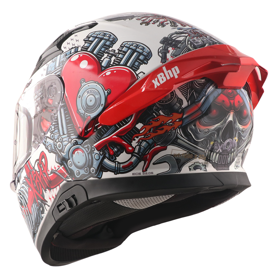 Axor Apex Xbhp BIONIC WHITE RED Helmet