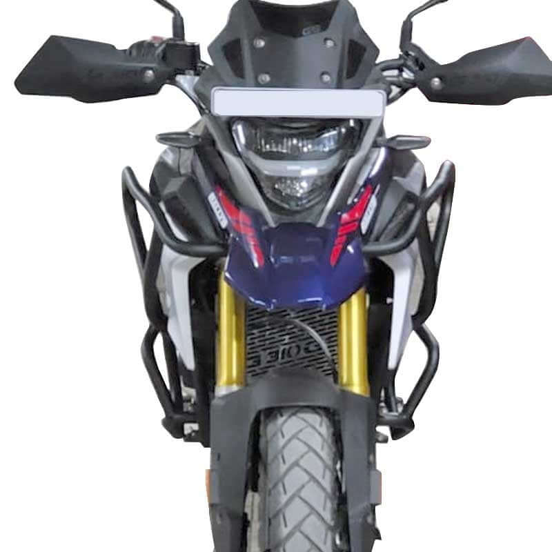 NEXUSGEAR BMW G310GS UPPER LOWER CRASH GUARD With Puck Black Slider