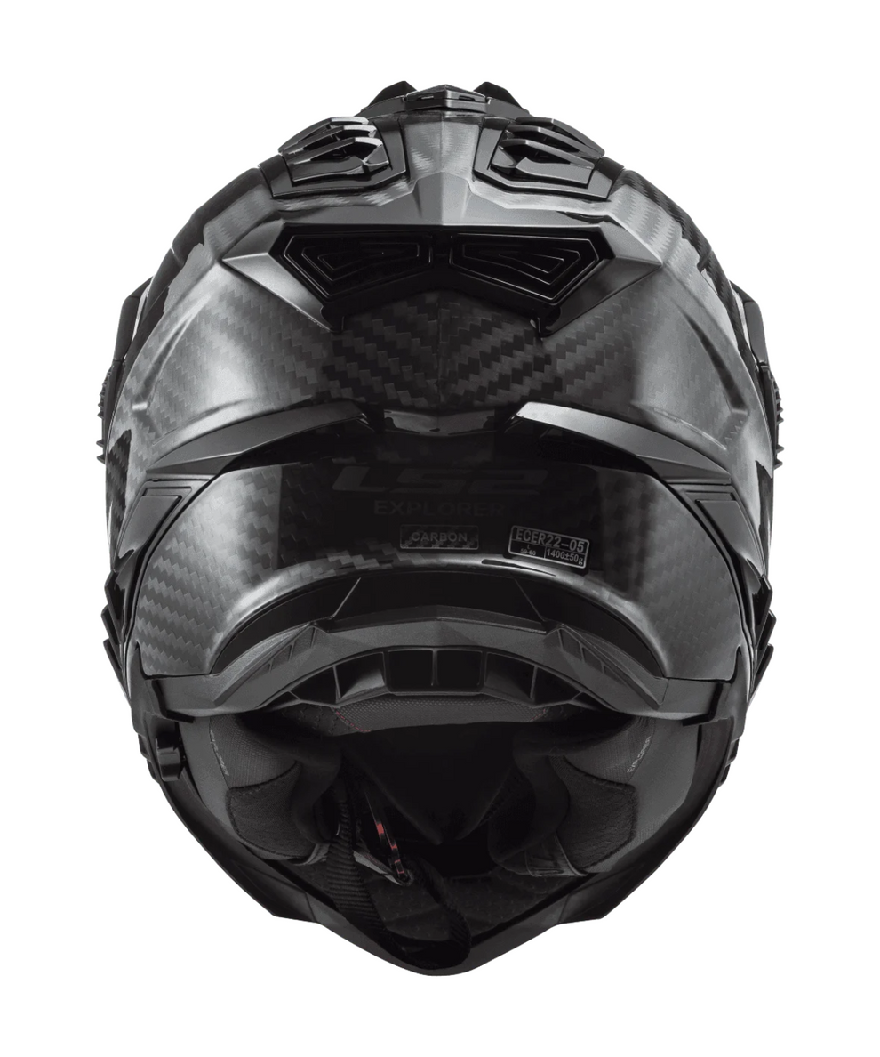 LS2 MX701 C Explorer Solid Gloss Carbon-06 - AH Helmets