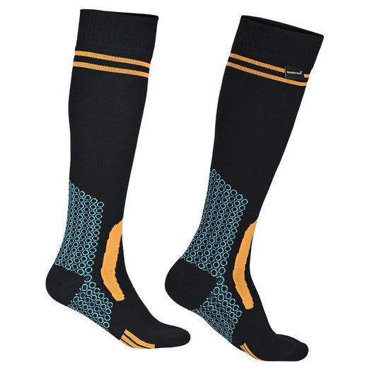RANDY SUN – WATERPROOF SOCKS KNEE HIGH -X216 (ORANGE/BLACK)