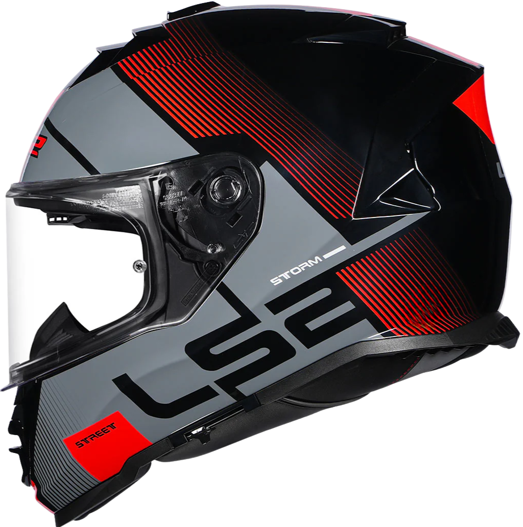 LS2 FF800 Storm II Epic Gloss Black Red Helmet