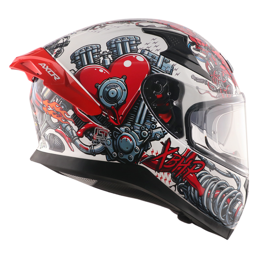 Axor Apex Xbhp BIONIC WHITE RED Helmet