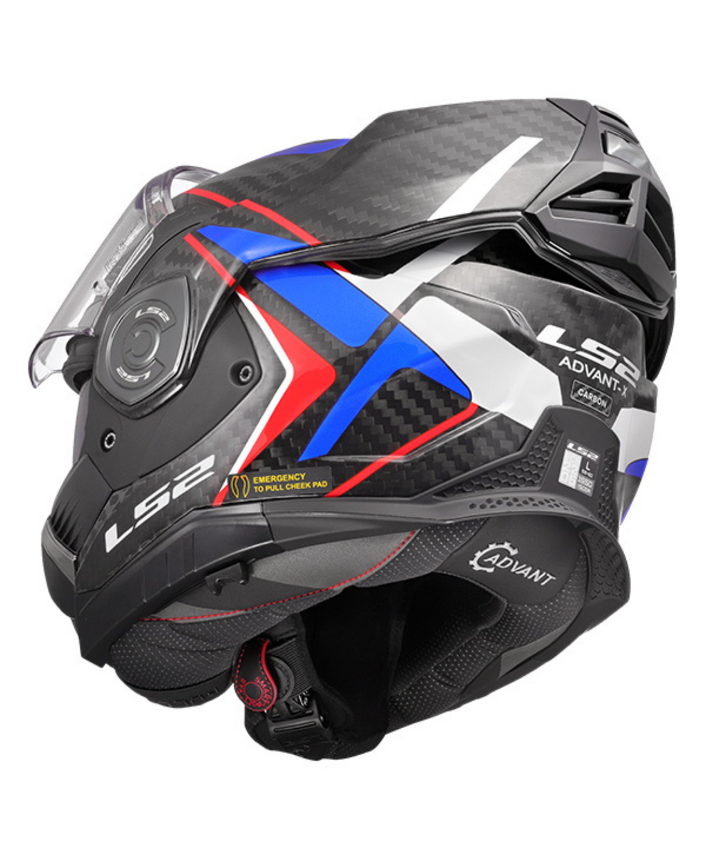 LS2 FF901 Advant XC Future ll GL Black Blue Red Carbon-06 Helmets